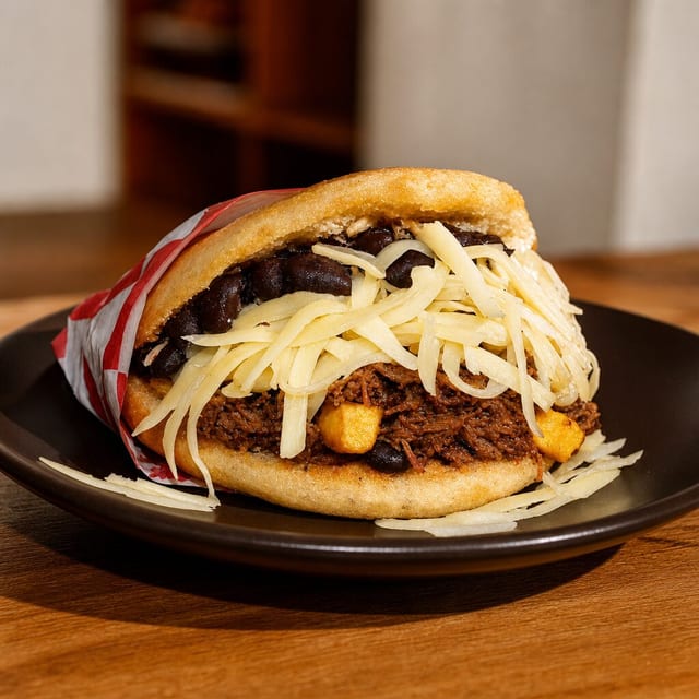 Pabellón Arepa / Arepa Pabellón.