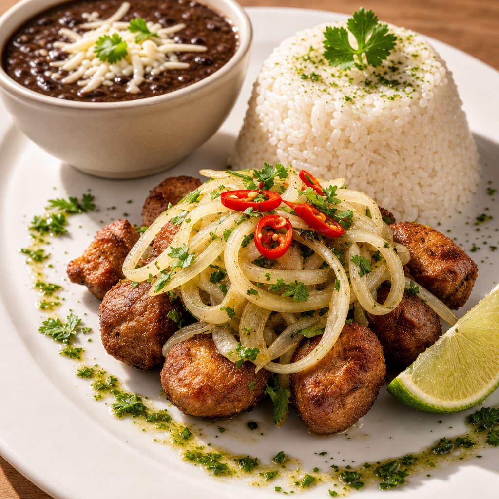 Crispy Fried Pork / Puerco Frito.
