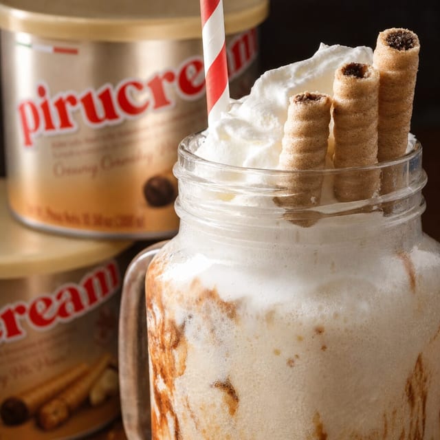 Pirucream Milkshake / Merengada de Pirucream.