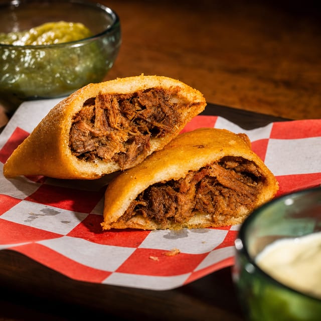 Beef Empanada / Empanada de Carne Mechada.