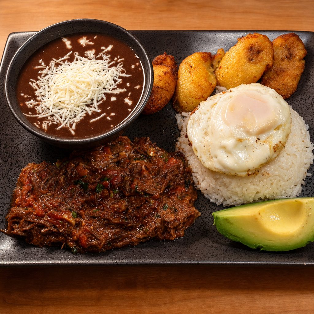 Pabellón Criollo Plate / Pabellón Criollo.