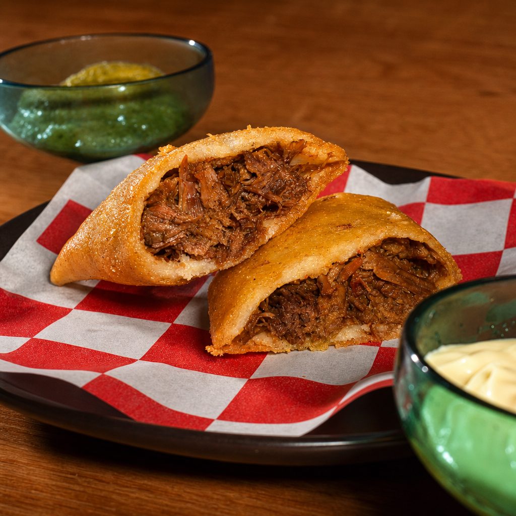 Beef Empanada / Empanada de Carne Mechada.