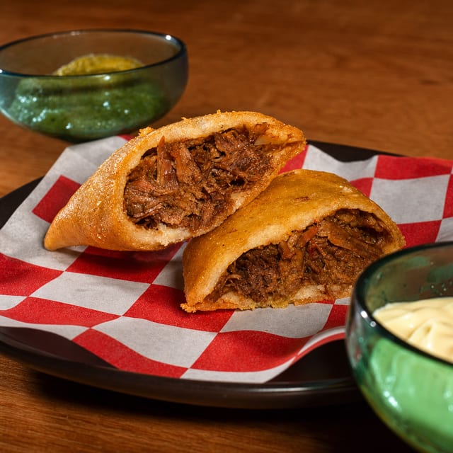 Beef Empanada / Empanada de Carne Mechada.