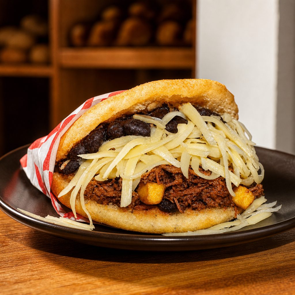 Pabellón Arepa / Arepa Pabellón.
