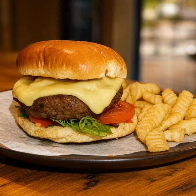 Classic Beef Burger / Hamburguesa Clásica.