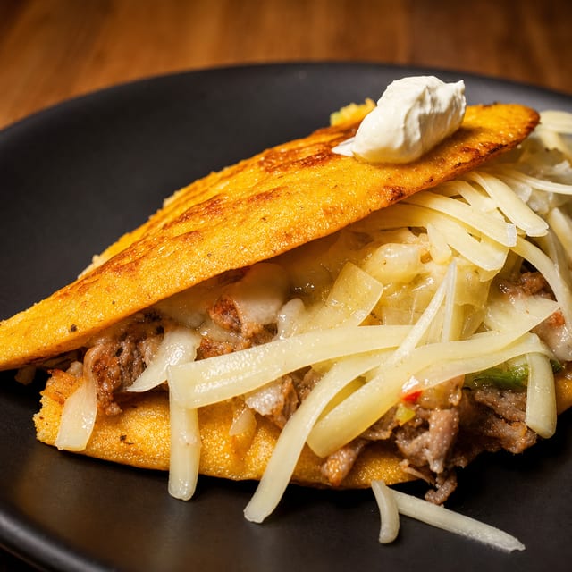 Pork Cachapa / Cachapa de Pernil.