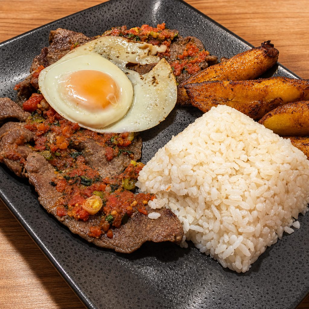Steak & Eggs / Bistec a Caballo.