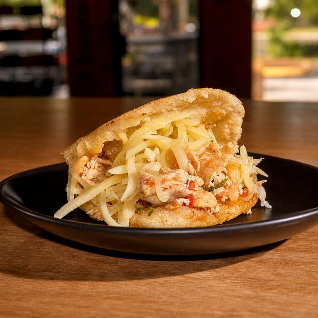 Chicken & Cheese Arepa / Arepa Catira.
